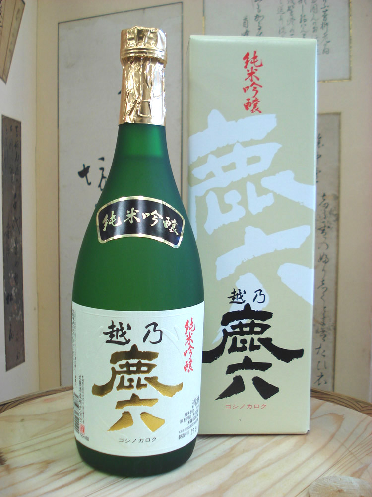 五泉 近藤酒造 純米吟醸 越乃鹿六 720ml