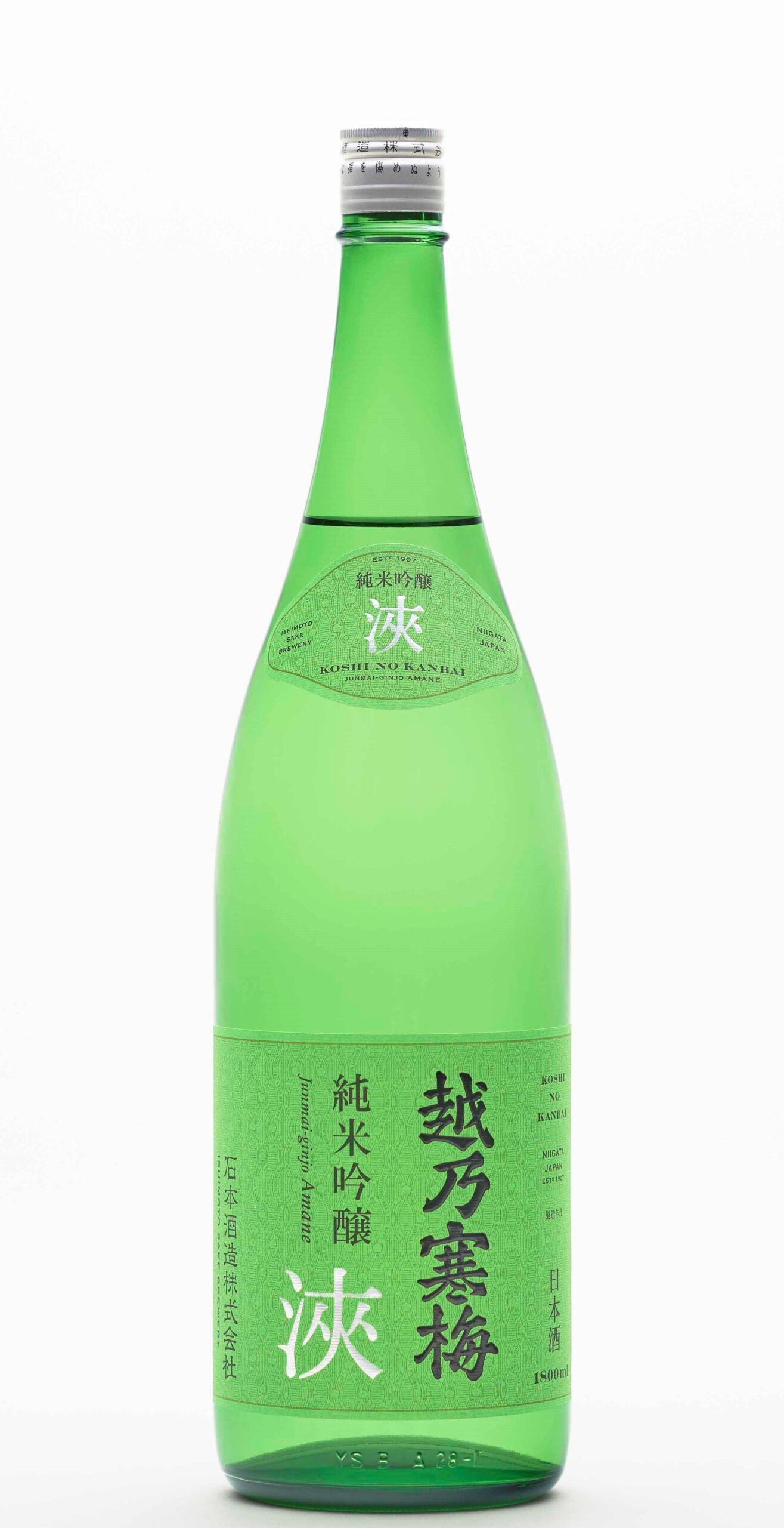 越乃寒梅  浹（amane) 1.8L （純米吟醸酒）